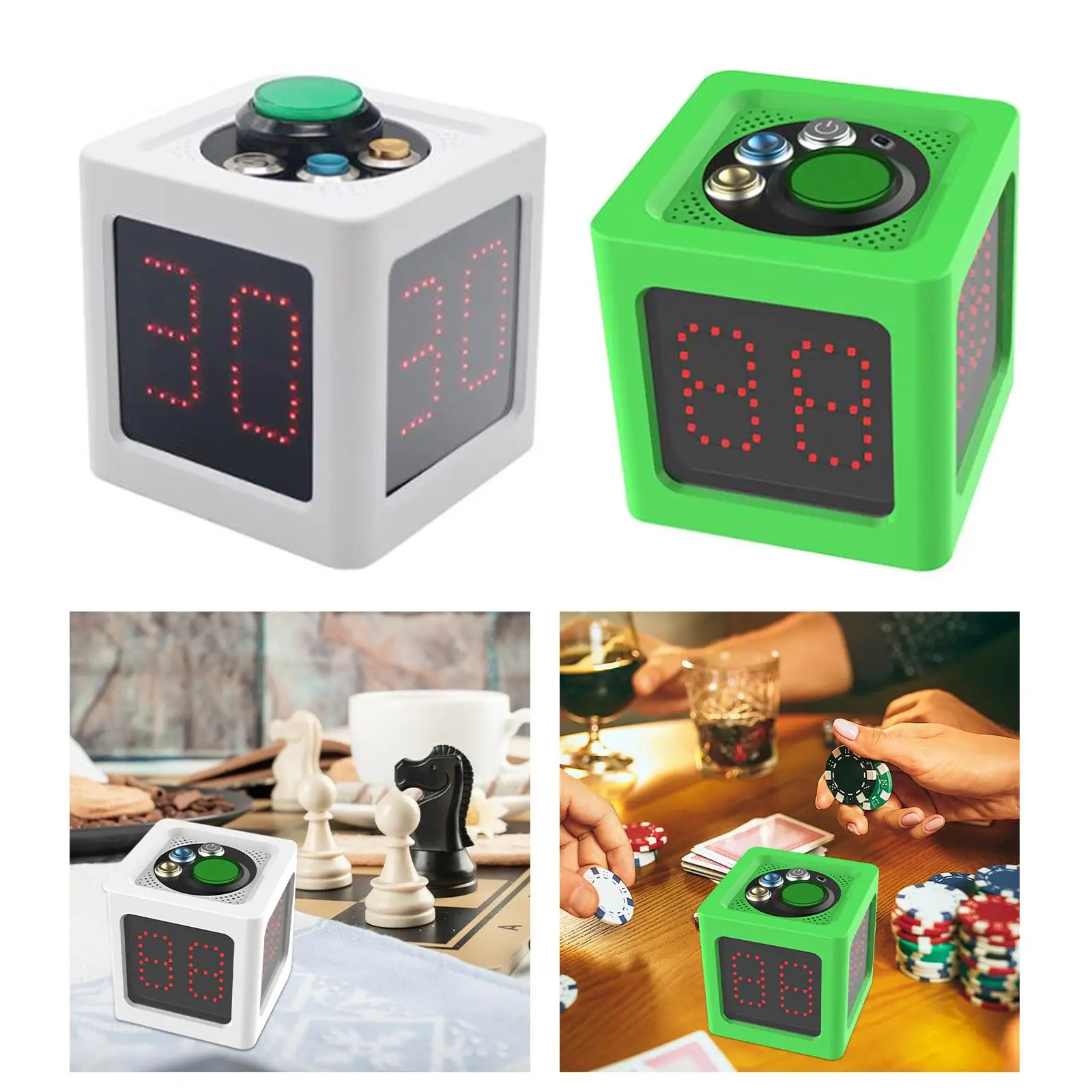 Chess Clock Timer Gift Game Timer Tournament Play Countdown Timer for Mahjong
