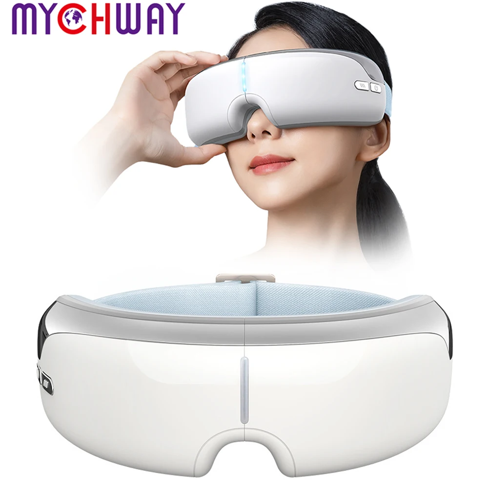 

Rechargeable Smart Eye Massager Facial Massager Foldable Air Pressure Heating Massage Relaxation-7