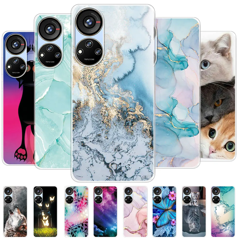 Clear Soft Silicone Shockproof Phone Case - Protective Coque Cover