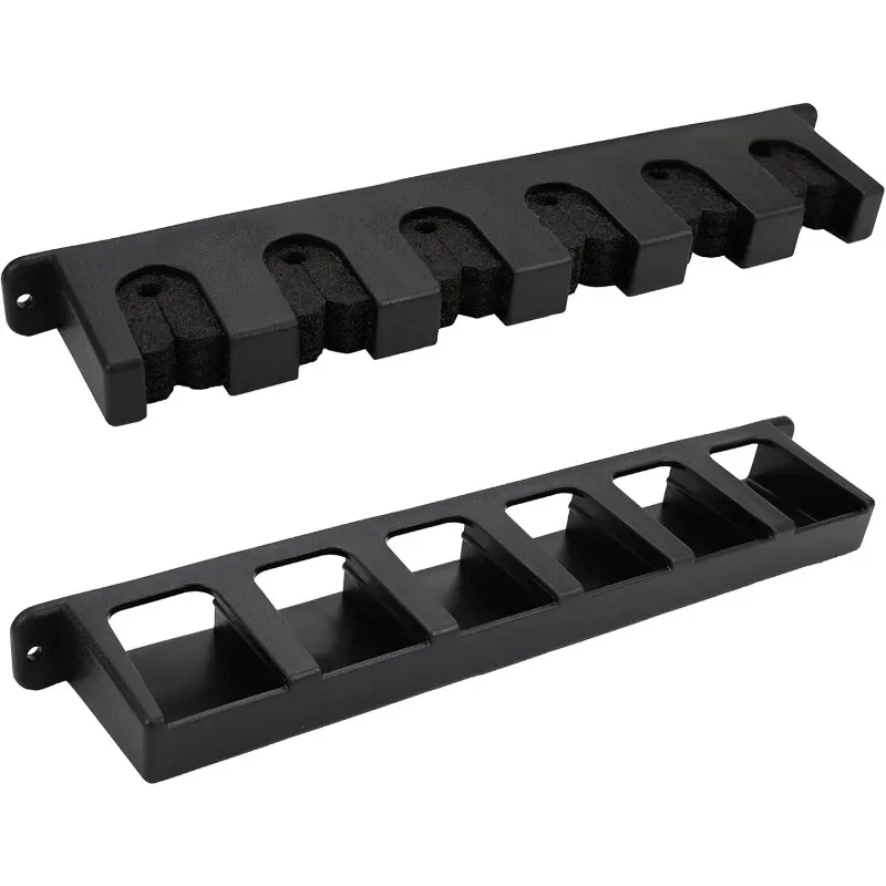 Fishing Rod Holder Fishing Rod Bracket Fishing Rod Support Fishing Rod Rest 8 Rod Holder Fishing Rod Holder Storage Tool Wall Mounted Modular Fishing Suitable for Garage Wall Space Saving Support Rack