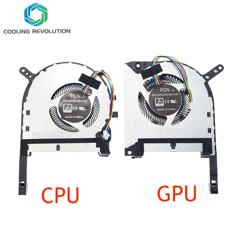 Laptop Cpu Ventilador de Refrigeração 4pin para Asus Fx705 Fx705g Fx705gm Fx86sm - Imagem 3