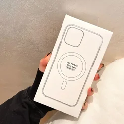 Clear Magnetic Wireless Charging Phone Case with Enhanced Protection for iPhone 7 P 8 P (Clear)