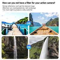 TELESIN CPL ND8 ND16 ND32 Lens Set Aluminium Alloy Frame for DJI OSMO Action 3 4 5pro ND CPL Filter Action Camera Accessories - Image 2