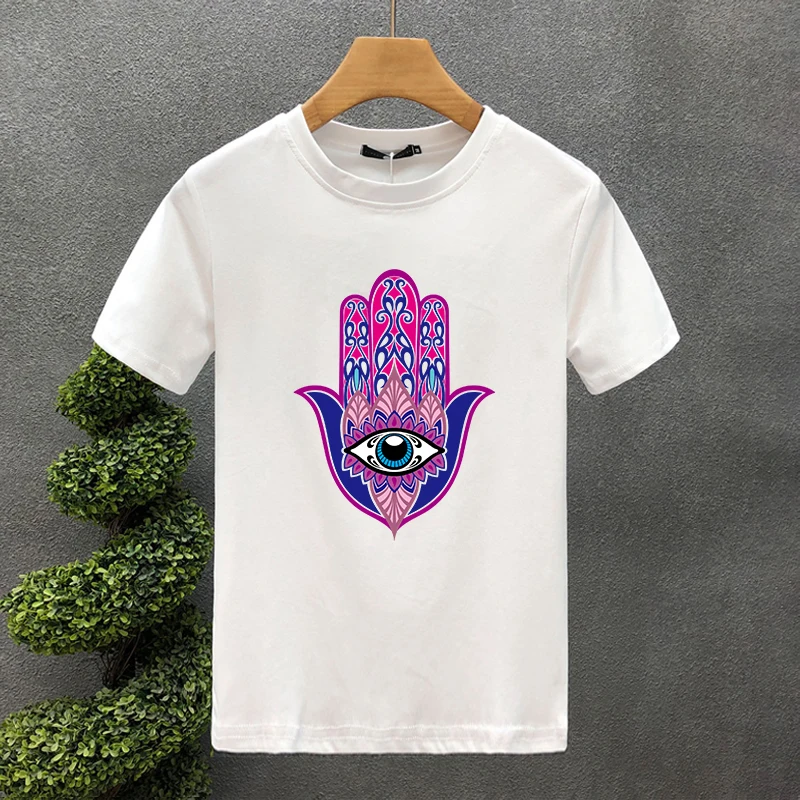 Creativity Brand 100% bumbac de înaltă calitate cu imprimeu pentru cupluri, vară Haruku pentru bărbați/femei, tricou cu mânecă scurtă, mărime asiatică_voghion.com