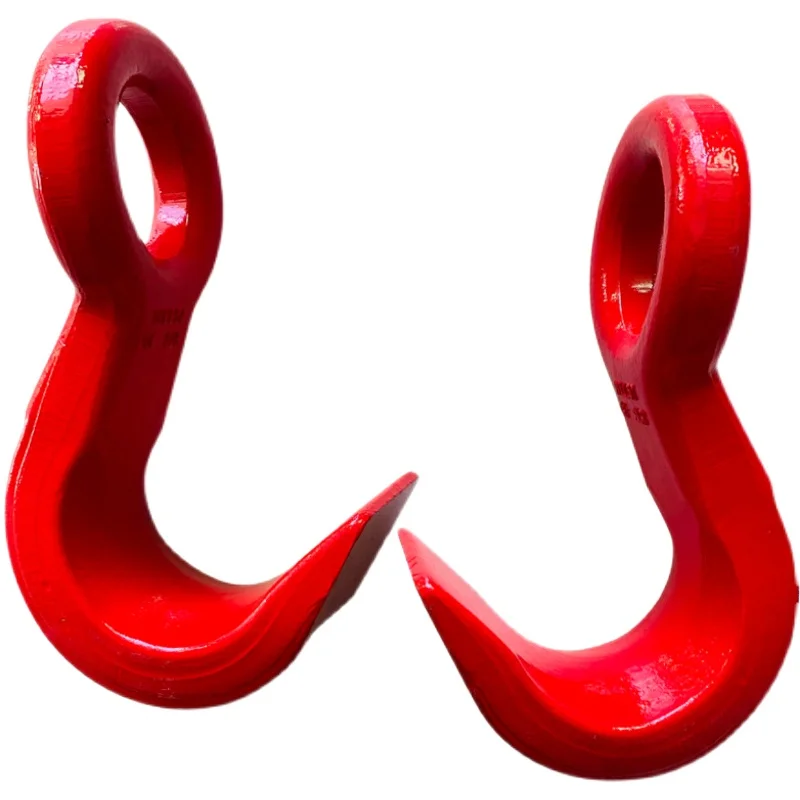 Steel Hook National Standard Steel Pipe Large Opening Ring Eye Lifting Freight Hook American Wide