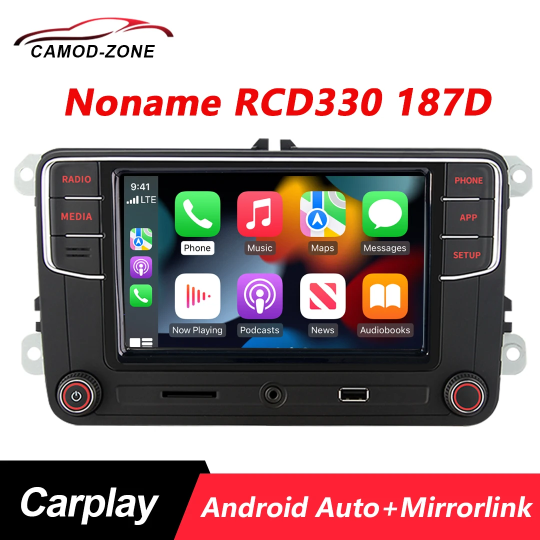 

Noname RCD330 plus Carplay Car Radio 6RD 035 187D Android Auto MIB Headunit for VW Golf 5 6 Passat B5 B6 POLO Jetta MK5 6 Tiguan