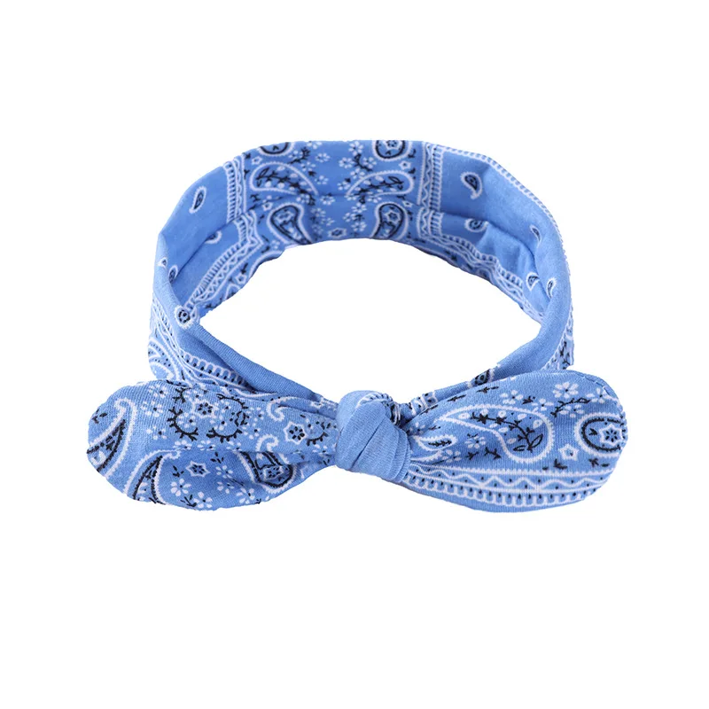 Elastischer Knoten, Paisley-Hasenohren, Stahldraht, fest, niedliches Haarband, Stirnband, Haarschmuck – Detail 15