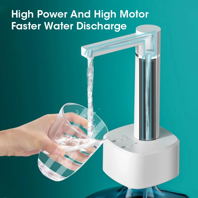 Water Dispensers Electric Pump USB Pump Dispenser Water Bucket Suction Device for Home Office Dormitory Automatic Dispenser