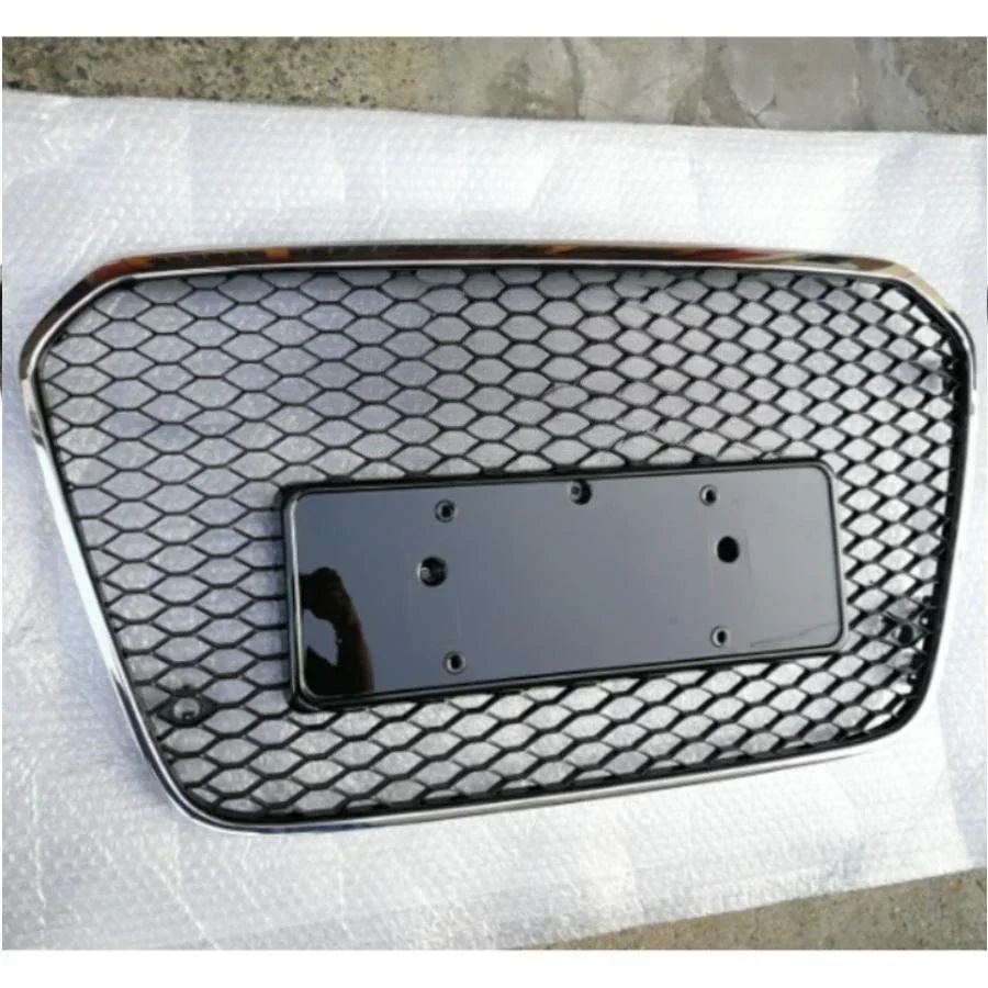 

Car Front Grille For S6/RS6 Style Front Bumper Grille Mesh Hood Grill Grille for A6/S6 C7 12-15 For RS6 Grill
