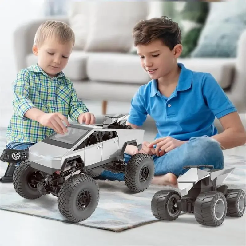 1/14 2.4G RC Motorcycle Off-road Truck High Speed Four-wheel Drive Climbing Vehicle With Lights Sound Kids Toys Boys Game Gift 3