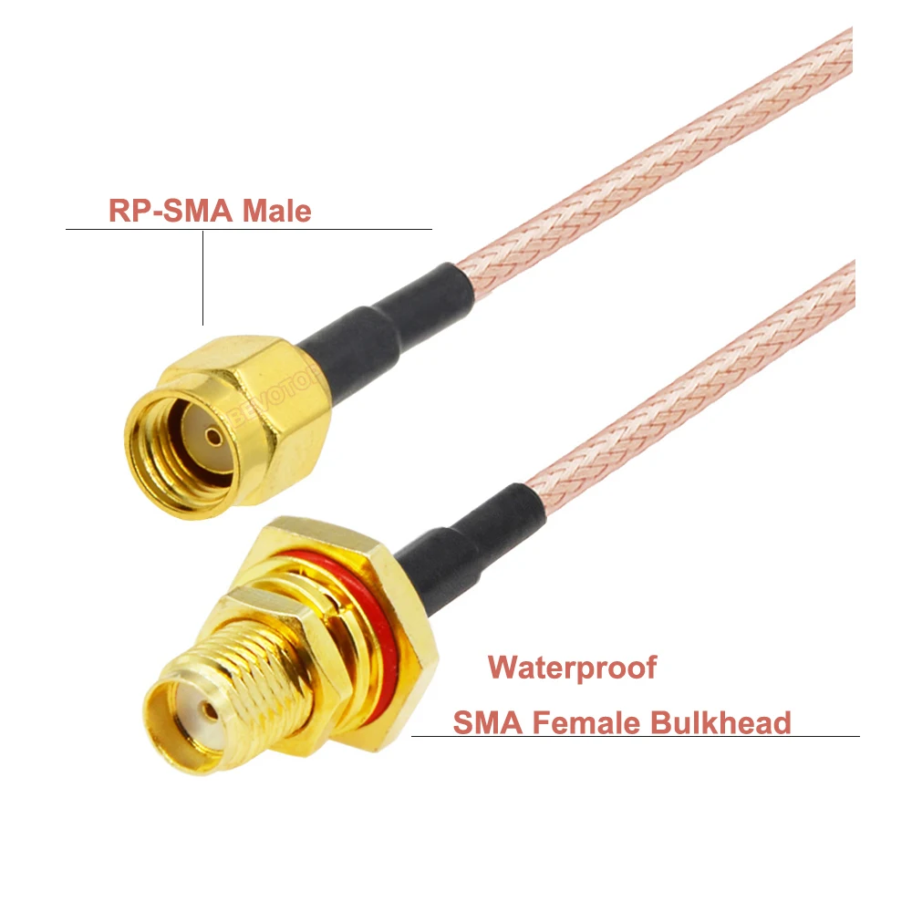 Da Femmina SMA Paratia Maschio RG316 Coassiale RF Cavo