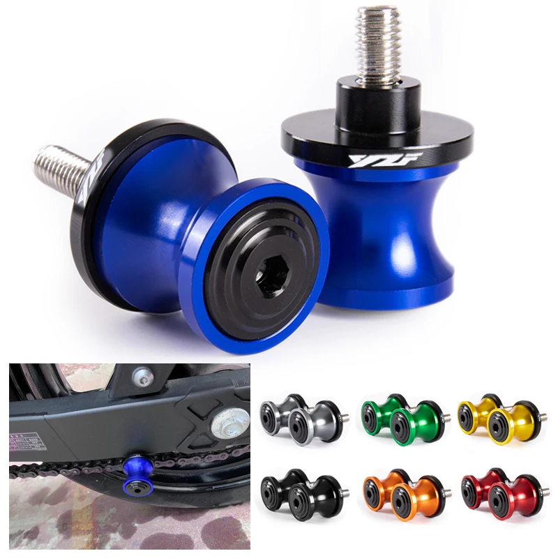 

For Yamaha YZF R6 R3 R25 R1 YZF-R3 YZFR6 1999-2021 2022 motorcycle Swingarm Spools slider rear bracket screw fixed accessories