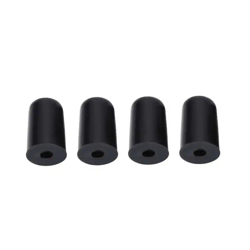4Pcs Black rubber tip for cello endpin non slip cap instrument protector cello support parts