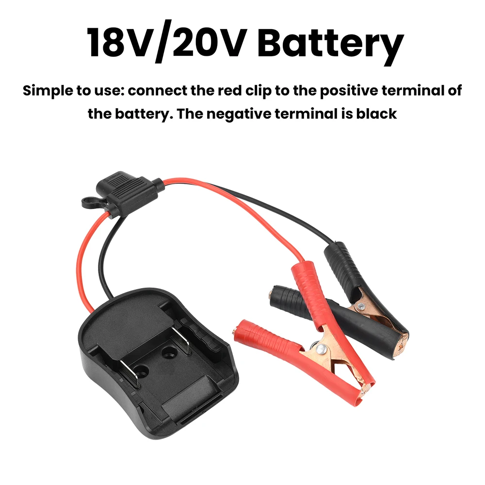 Makita용 DeWalt용 Milwaukee용 18V/20V 30A 퓨즈 점화기 점프 스타터 자동차 오토바이 리튬 배터리 비상 전원 공급 장치