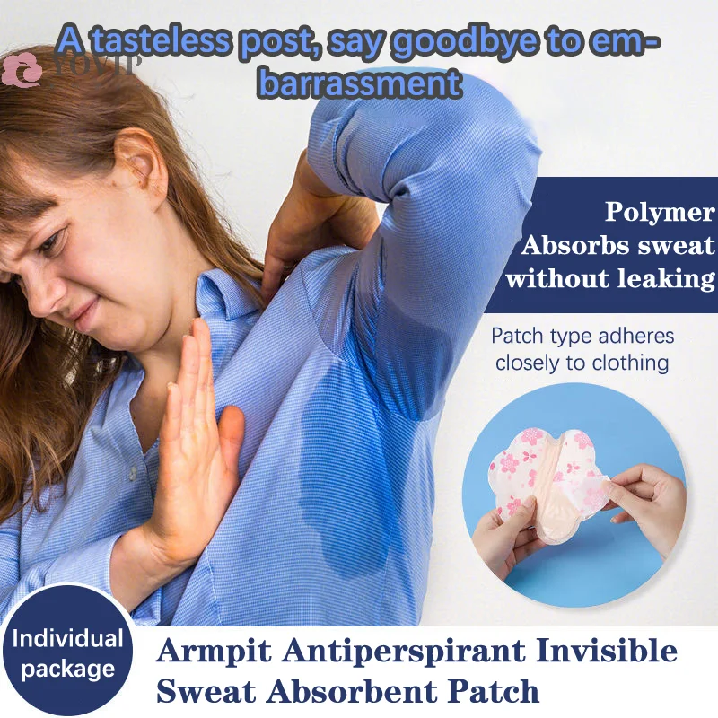 

10 шт. одноразовые накладки для подмышек от пота, мягкие и приятные для кожи дышащие и сухие долговечные невидимые влагонепроницаемые накладки