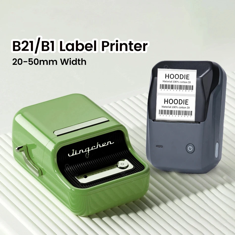 NEW Nimbot B21 Thermal Label Maker Bluetooth Portable Label Printer 20-50mm  USB