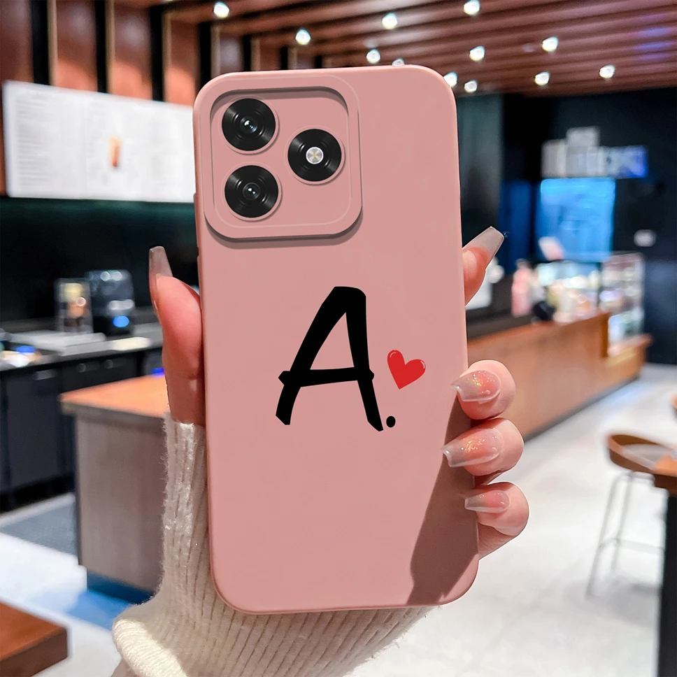 Simple Heart Design - Premium Soft Liquid Silicone Phone Case Cover