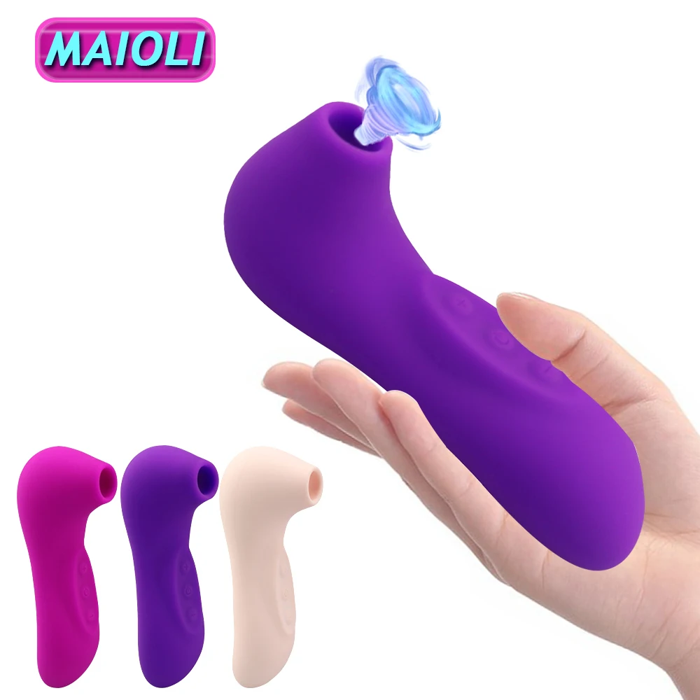 Female Sex Toy Clit Sucker Vibrator Blowjob Tongue Suck Licking G Spot Massage Clitoris Stimulator Nipple Sucking Erotic Sex Toys For Women