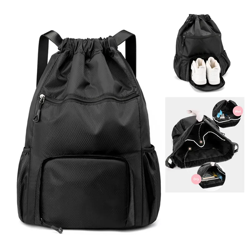 Swimming Sports Bag Women Gym Water Proof Dry Lady Large Summer Shoulder Pouch For Towel Shoe Packing Backpack Beach Accessories