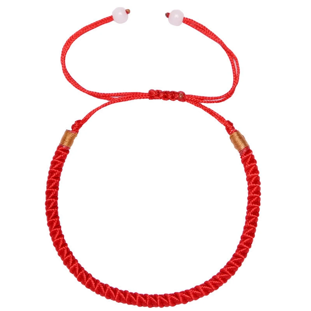 

100Pcs Hand-Woven Rope Bracelet Student Prayer Red Rope Bracelet Couple Rope Bracelet Gift