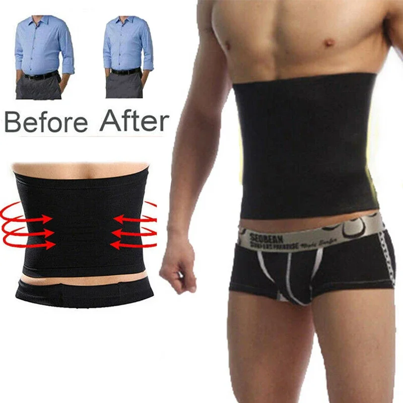 Corset Beer Belly Fat Cellulite Burner Tummy Control Stomach Girdle Body Shaper Slim Patch Men