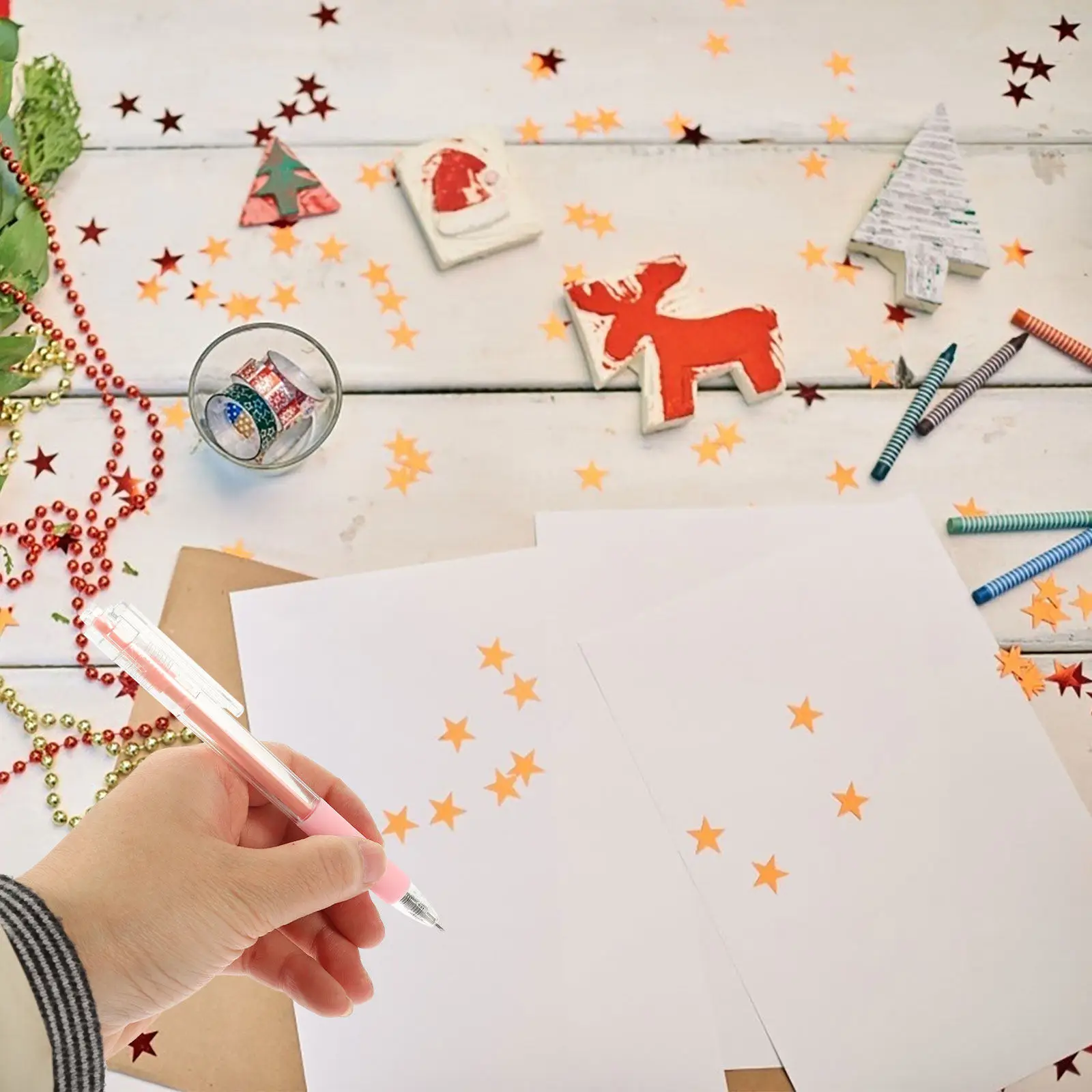 6Pcs 다기능 컷 펜 안전 커터(측정 스케일 포함) DIY 스크랩북 사진 앨범 메모리 북에 적합