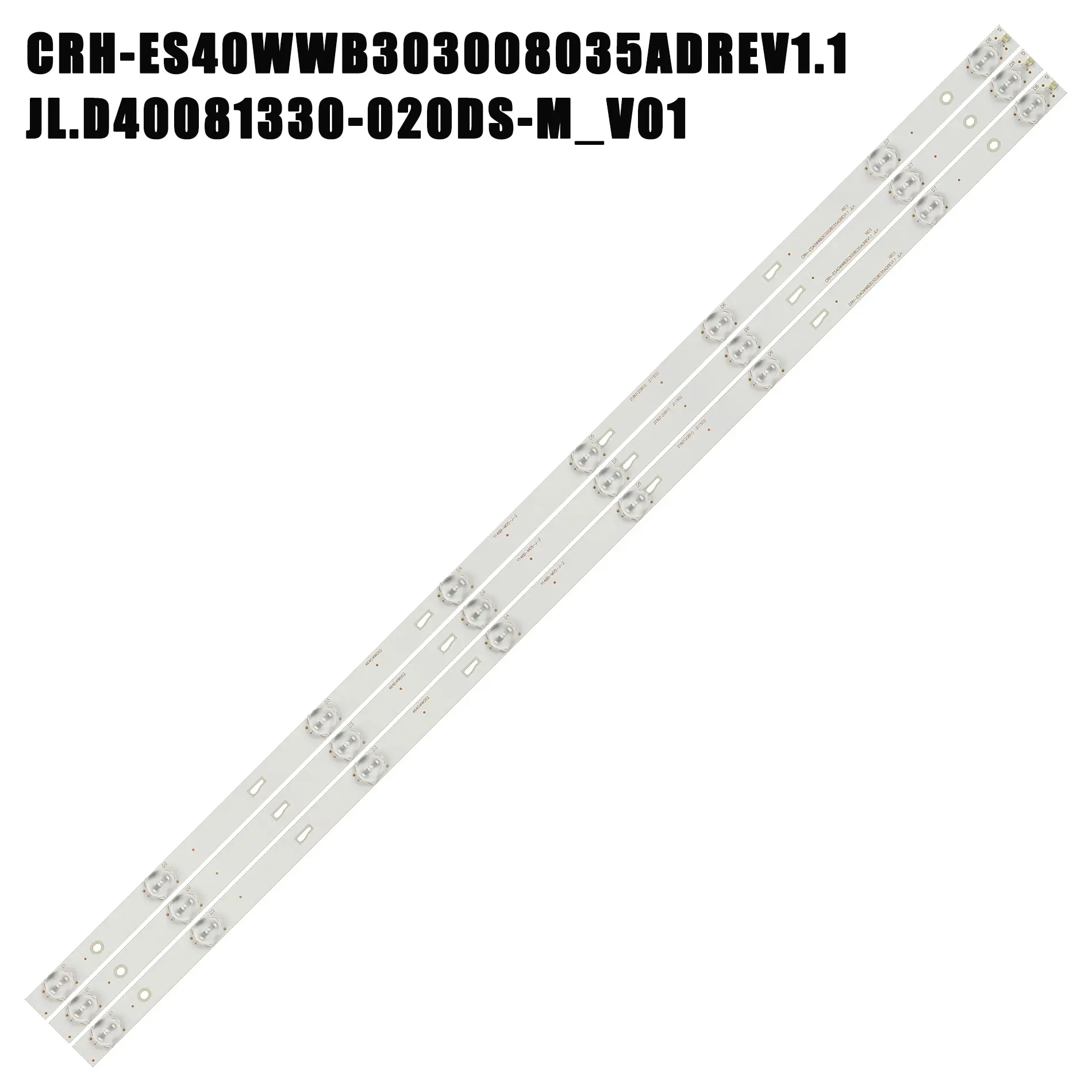 

LED Backlight strip 8 Lamp for TH-40D400C Th-40d300K CRH-ES40WWB303008035ADREV1.0 REV1.1 B ECHOM-4640WW002 LVF400SSDE E2 V12