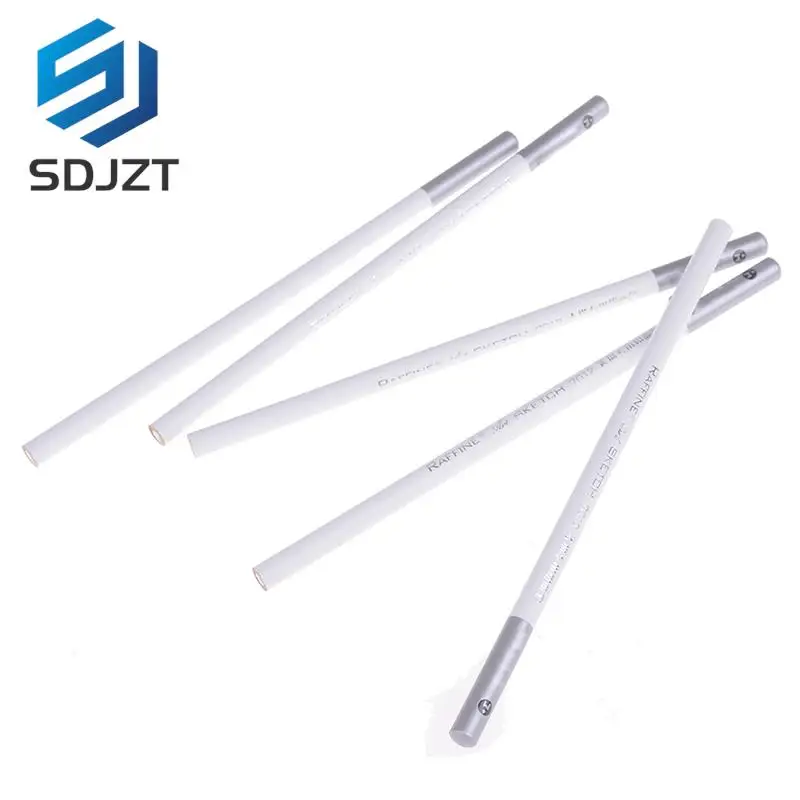 

New 2pcs Professional Drawing Sketching Office School Supply Sketch Pencil Soft Safe Non-toxic Standard White Pencil Painting