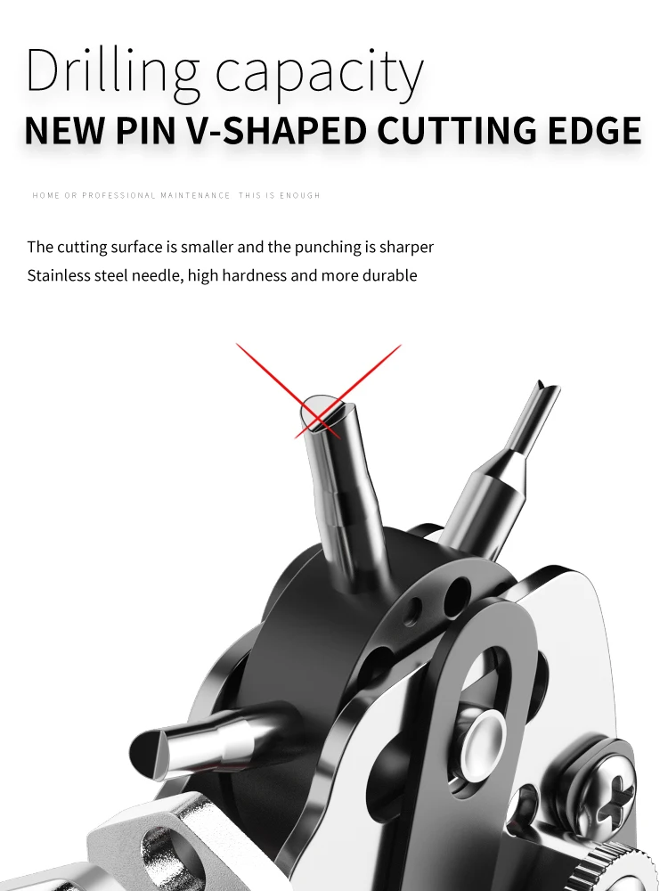 Hole Puncher New Design Eyelet Punch Plier DIY Tool Watchband Strap Household Leathercraft Belt