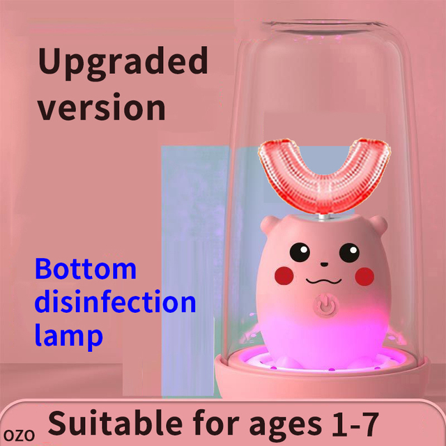 Children Electric Toothbrush Smart Kids Teeth Toothbrush Cartoon Pattern Toddler Toothbrush 360 Degree XaoMi U brush Gift