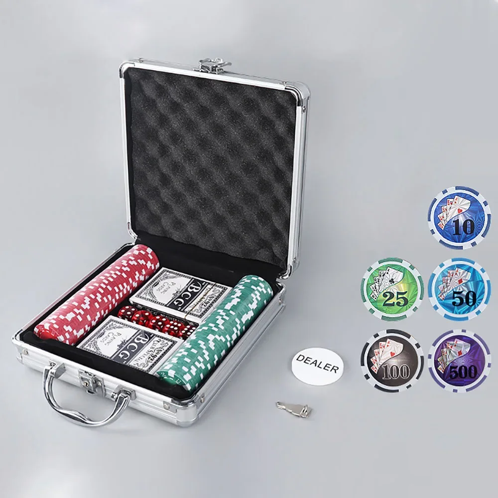 Coffret poker collector POKER WEEK 2 alpes 300 jetons 2 jeux