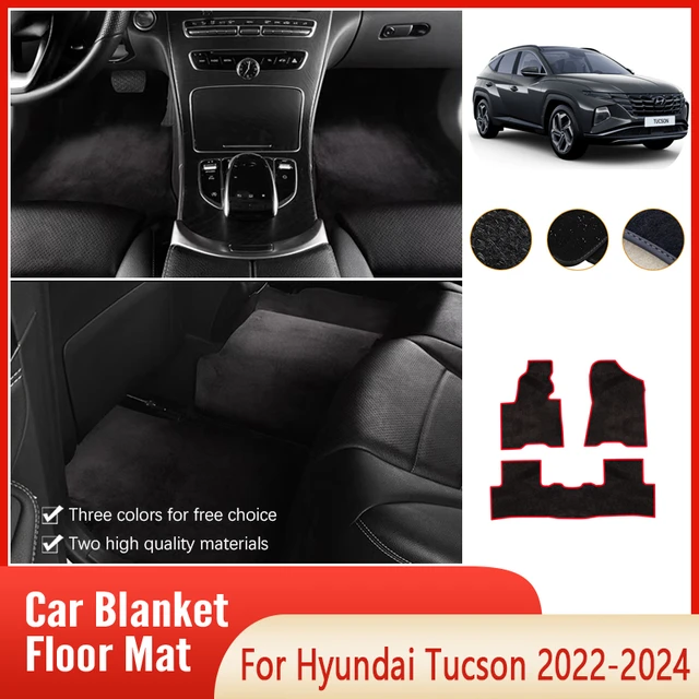 Kaufe Auto Fußmatten Für Hyundai Tucson NX4 2022 2023 Teppiche Luxus Leder  Matte Teppiche Anti Schmutzig Pad Innen Teile auto