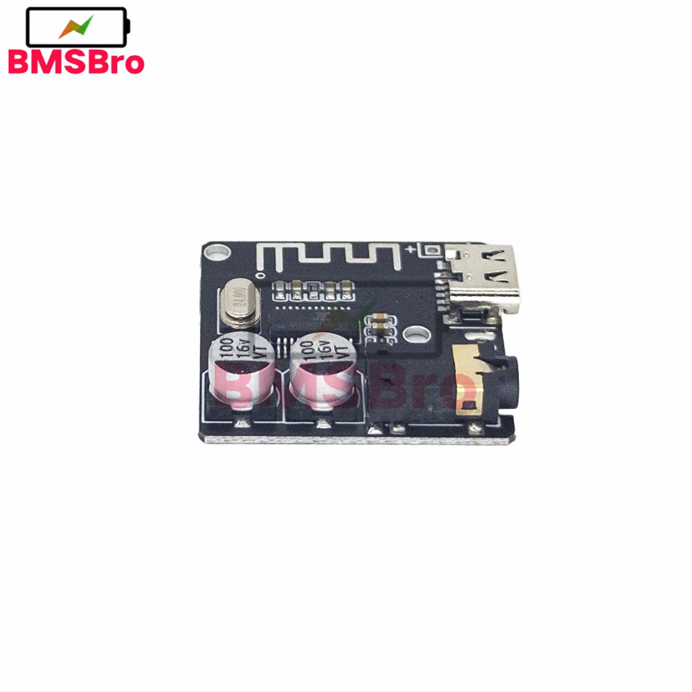 Type-C Bluetooth Audio Receiver Board VHM-314 Bluetooth 5.0 MP3 Lossless Decoder Board Wireless Stereo Music Module 3.7-5V