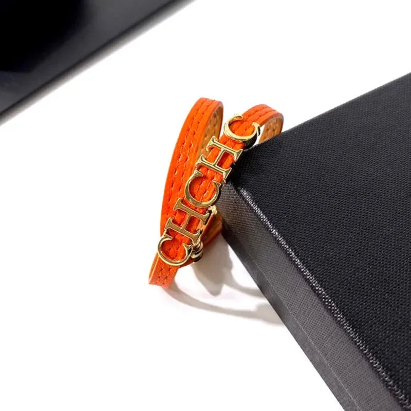 سلسلة عظمية أبجدية PU بلون صلب للسيدات ، زخرفة بحر...