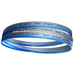 Quality Assurance For Cutting Metal Band Saw Blad (Accept customization 2450-2908mmx 27mm x 0.9mm Bi-metal BandSaw Blade