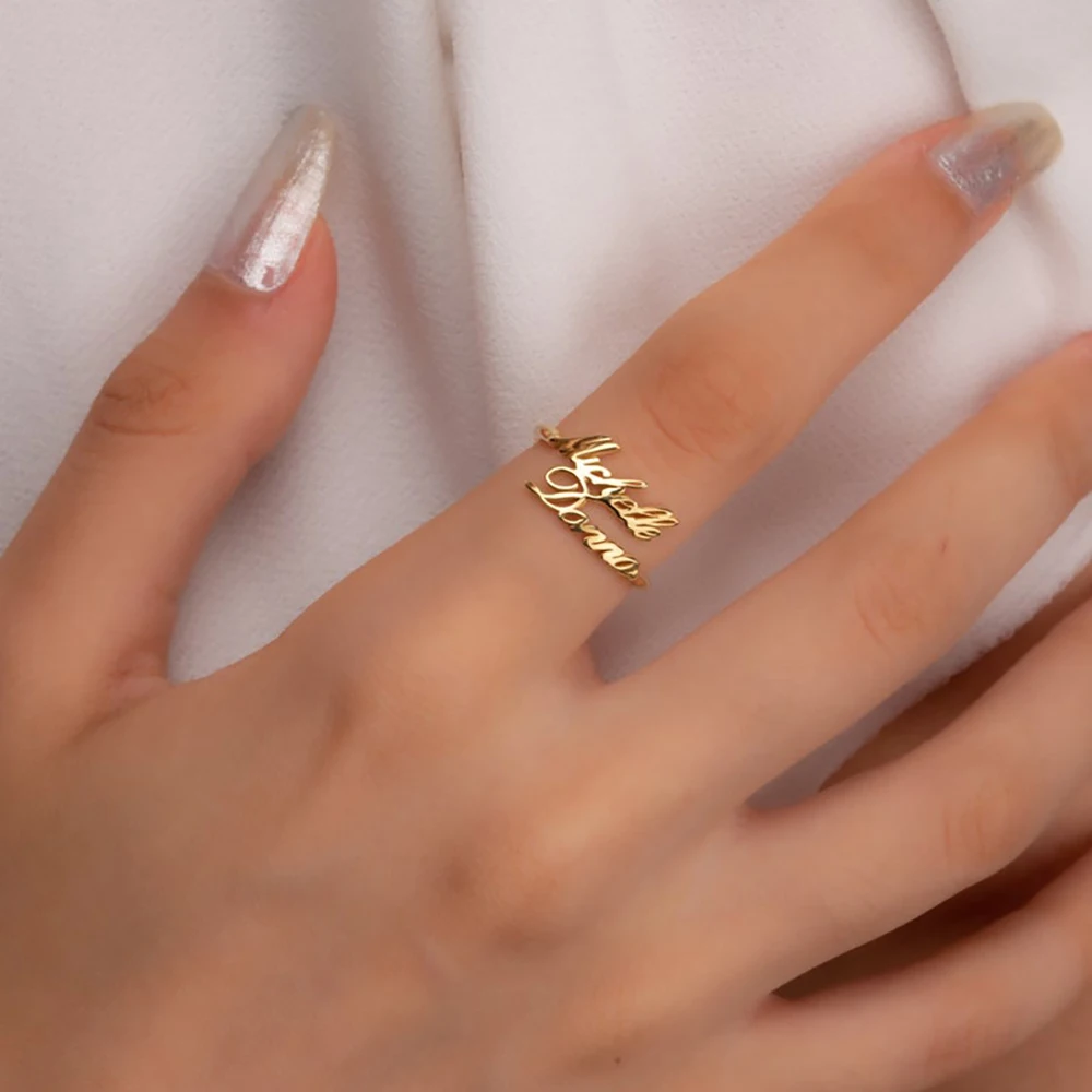 75 Best Birthday Gifts for Your Girlfriend | Unique and Thoughtful Ideas Custom Double Name Rings Personalized Adjustable Stainless Steel Jewelry Couple Promise Ring Valentine's Day Gift for Girlfriend