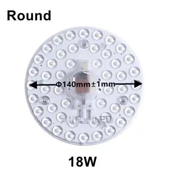 thumbnail image 1 of NUEVO PANEL DE ANILLO LED DE 36 W, 24 W, 18 W, 12 W, luz circular SMD2835, placa de lámpara LED de techo redonda, placa de lámpara circular AC220 V, 230 V, 240 V, luz LED, 1 of 5