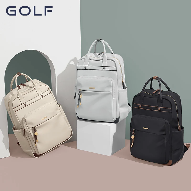 GOLF Backpack Women's  Korean Edition Trendy Oxford Canvas Fashion Versatile Women's Large Capacity Travel Bag 6
