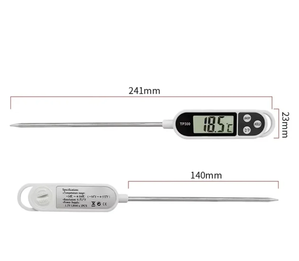 TP300 Digital Food Thermometer – Portable Kitchen Probe 6