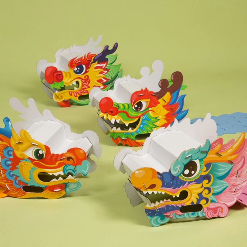 

Chinese Paper Dragon, Chinese Traditional Dance Dragon,Dragon Boat Festival Ornaments, Holiday Supplies, Chinese New Year Decor