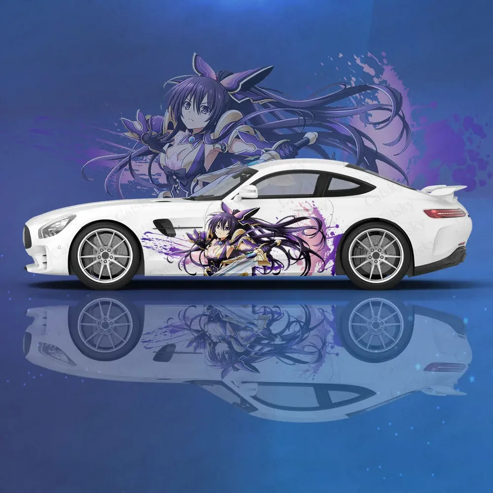 

Tohka Yatogami anime decals Auto paint Packaging decals GM decals fit most auto DIY auto custom Date A Live car decal