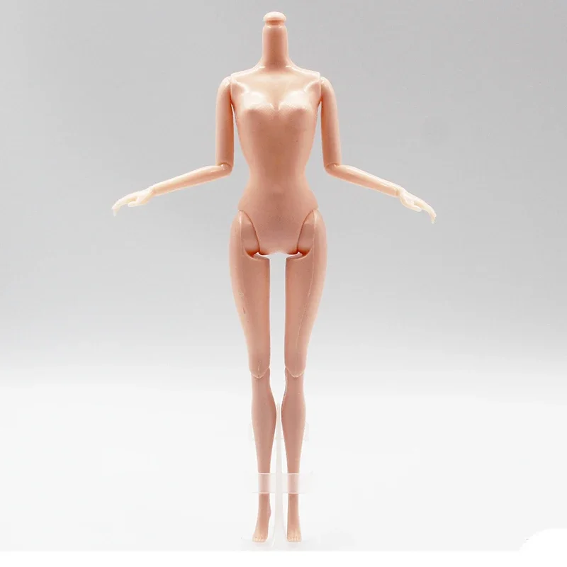 여성/남성 30cm 높이 인형 움직이는 관절 뚱뚱한 일반 누드 바디 파츠 액세서리 흰색/어두운 피부색 장난감 소녀들을 위한 통통한 체형