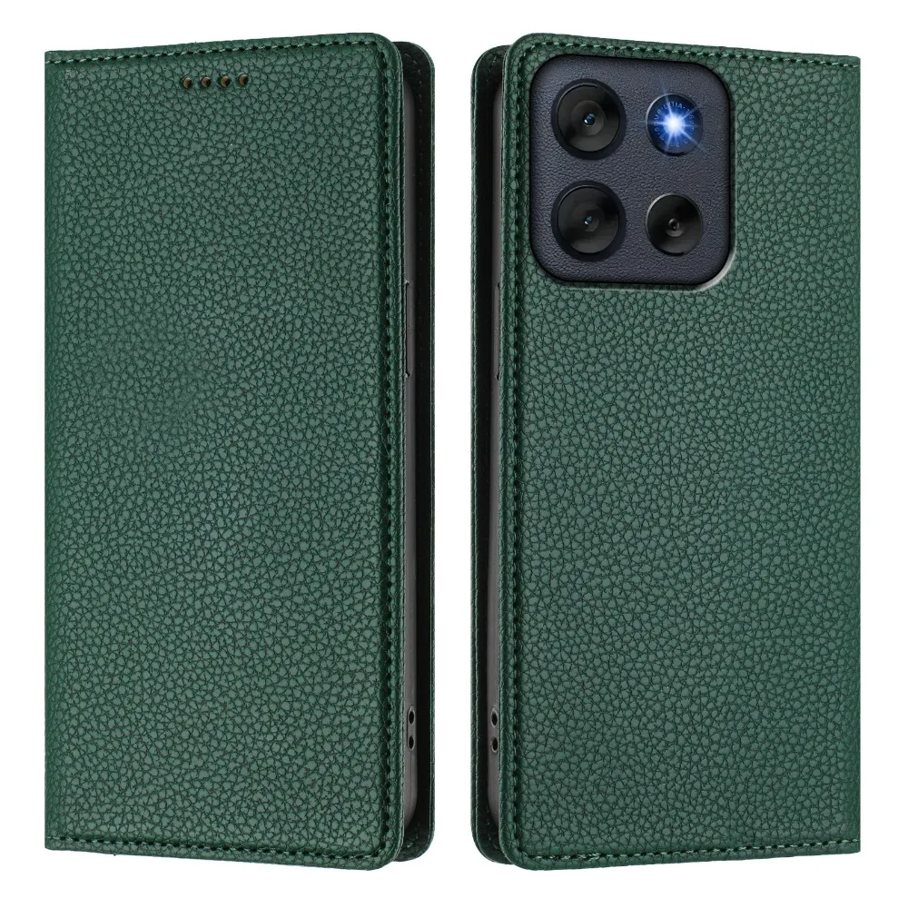Leather Flip Case with Card Holder for Motorola Moto G Series
