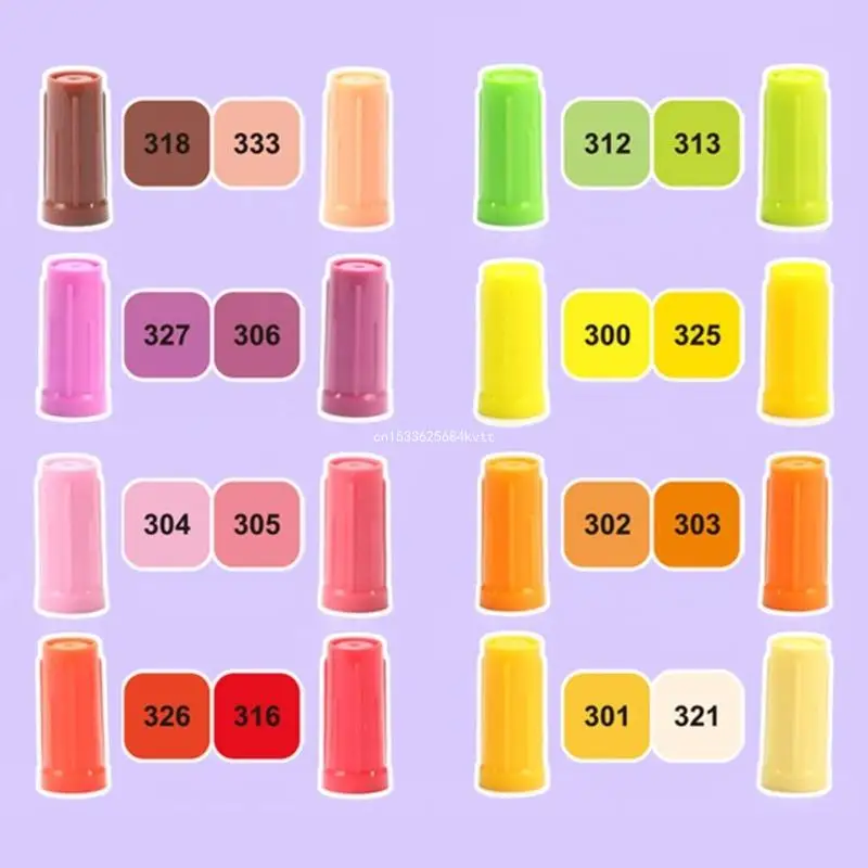 36 컬러 아트 마커 듀얼 팁 아크릴 마커 펜 어린이를위한 오래 지속되는 빠른 건조 Dropship