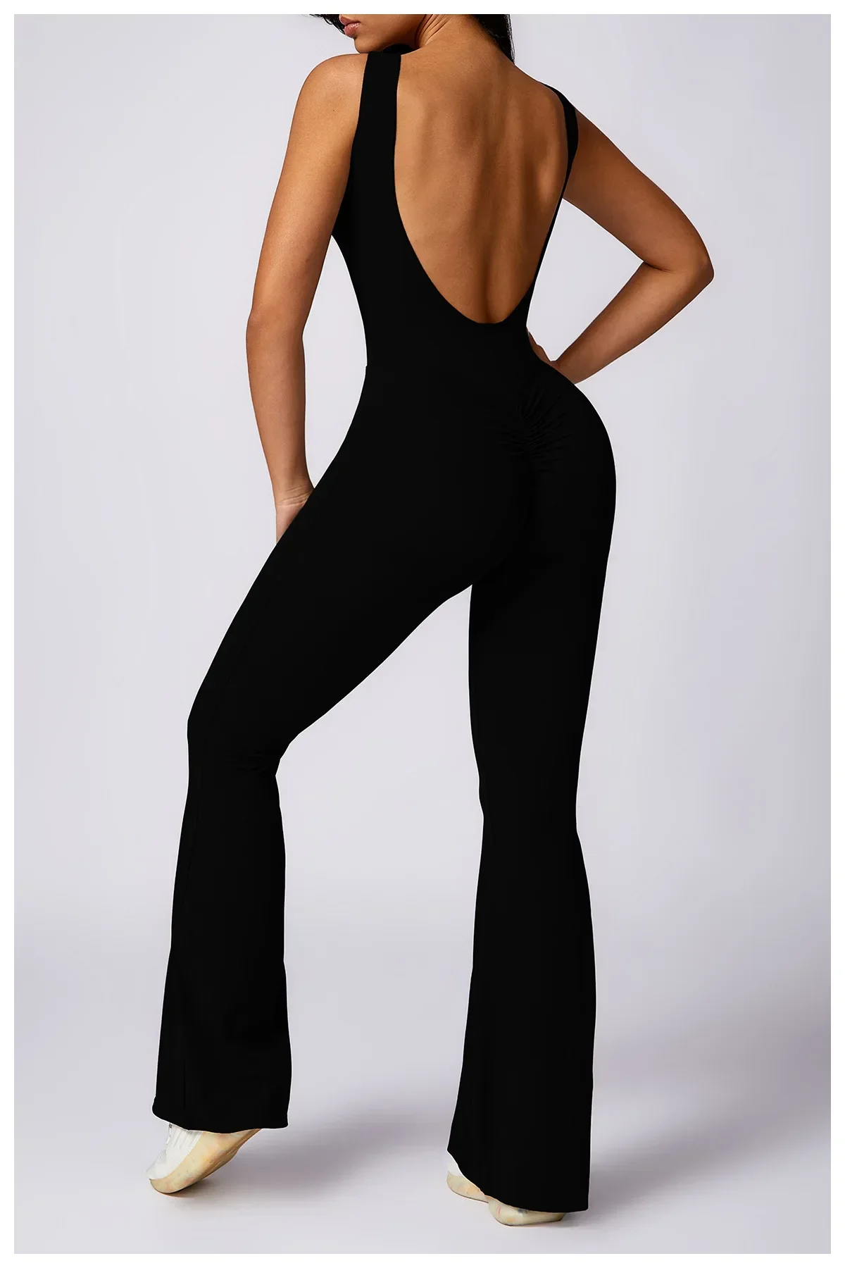 New Gym Sportswear Solid Seamless Women Training Yoga Jumpsuit Push Up One Piece Fitness Rompers Lady Workout Legging Bodysuits
