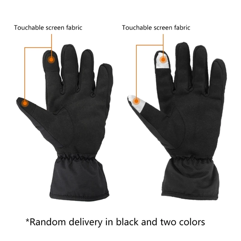 

090E Full Finger Winter Motorcycle MTB-Warm Gloves Touchscreen Anti Slip Windproof Thermal for Texting Running Cycling Skiing