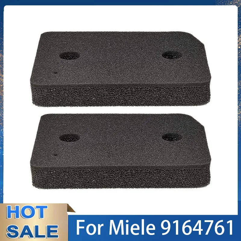 2PCS German Miele Dryer Plinth Filter Replacement Foam Filter For Miele T1 9164761 Heat Pump Tumble Dryer Lint