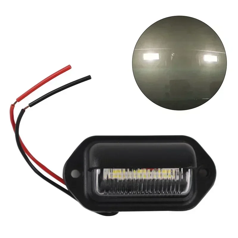 รูปสินค้า ป้ายทะเบียน LED 6 ดวง สำหรับรถยนต์และรถบรรทุก