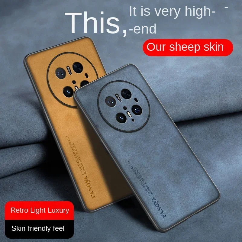 Enhanced Skinsheep Leather Matte Silicone Protective Case