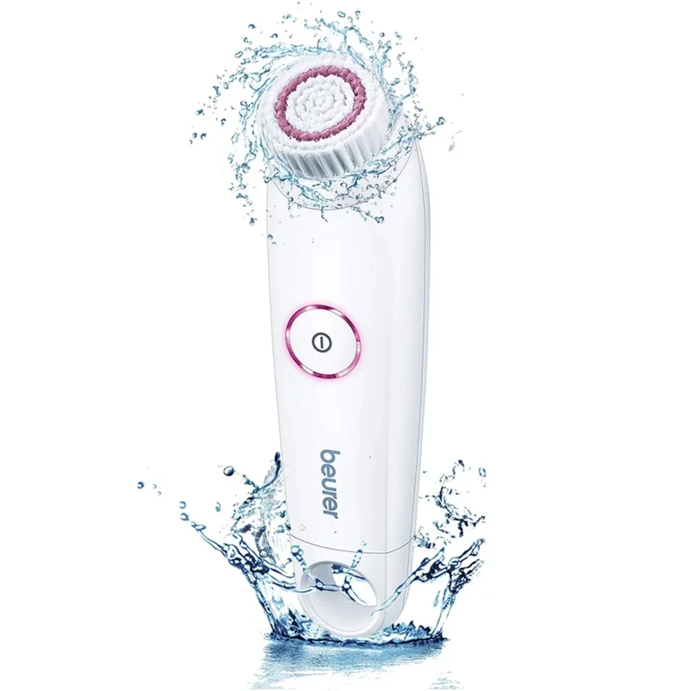 

Beurer Electric Facial Cleansing Brush, Exfoliates Cleanses Face, Waterproof for Shower and Bath, FC45